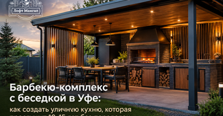 Барбекю комплекс с беседкой